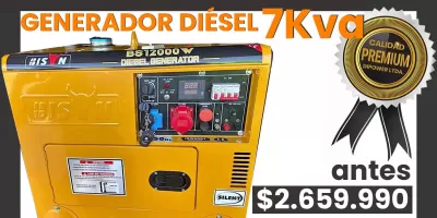 7Kva Generador Eléctrico - GoPower · Herramientas y Maquinas Industriales