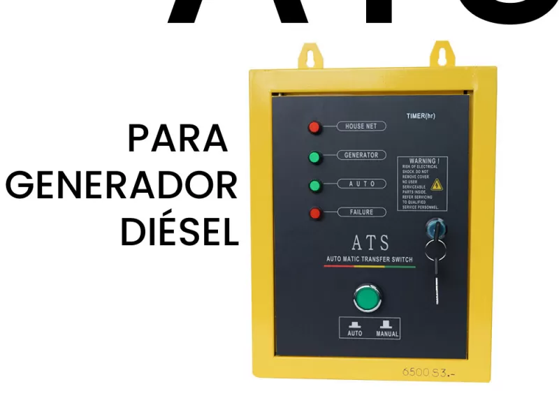 ATS para generador diésel  Tablero de transferencia automática - GoPower · Herramientas y Maquinas Industriales