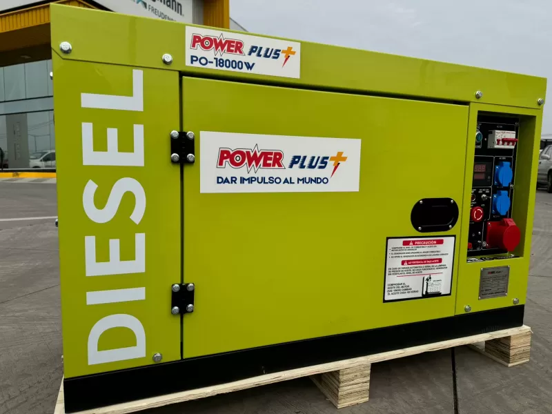 Generador Eléctrico Diésel 10kvA máx 12 kva trifásico - GoPower · Herramientas y Maquinas Industriales